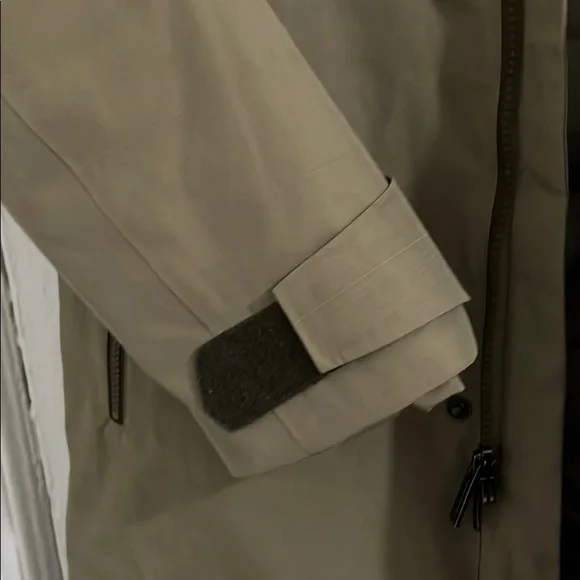 NAU Copenhagen hooded down trench coat - Khaki - Picture 4 of 7